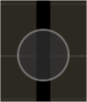 Channel strip fader handle