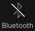 Bluetooth menu button