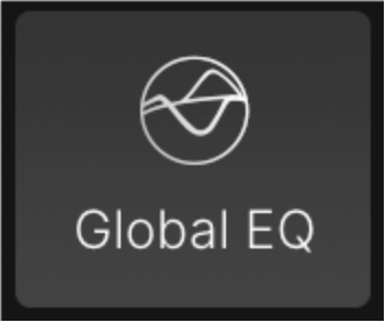 The Menu - Global EQ button