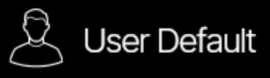 User Default command