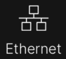 Ethernet Menu Button