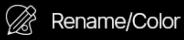 The Rename - Color option