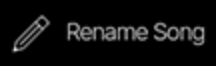 The Rename Song command