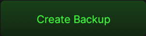 The Create Backup Button.
