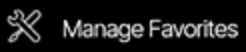 The Manage Favorites Command