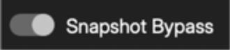 Snapshot Bypass Switch - enabled